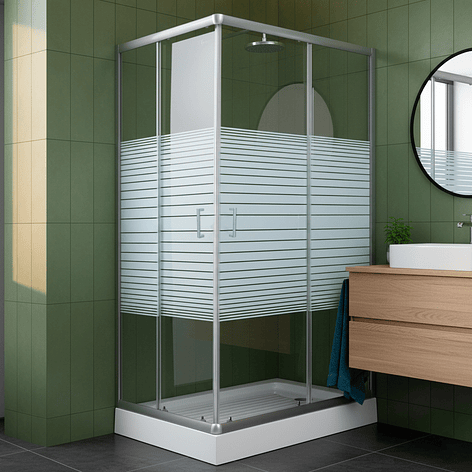 Shower Rectangular Strava Blanco 120x80x198cm (Incluye Receptáculo) 6