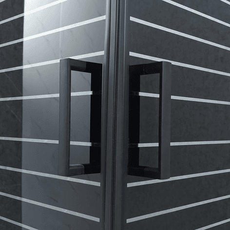 Shower Rectangular Strava Negro 100x70x198cm (Incluye Receptáculo) 15