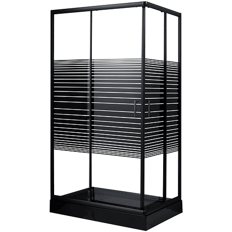 Shower Rectangular Strava Negro 120x80x198cm (Incluye Receptáculo) 8