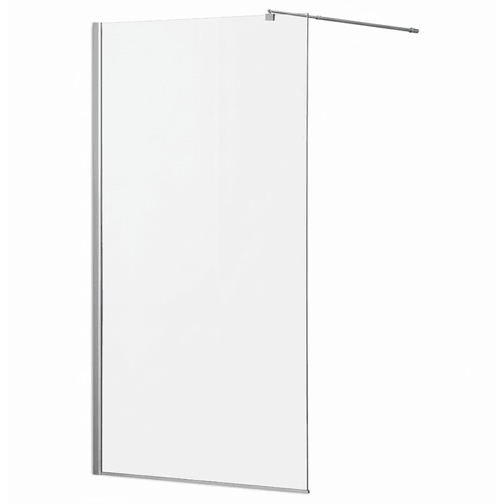 Mampara Fija de Baño Joytek 190×110 cm Vidrio Templado Transparente 8 mm 5