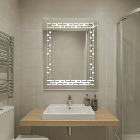 Espejo LED Diseños Joytek Rectangular 80x60 cm 1