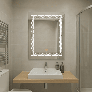 Espejo LED Diseños Joytek Rectangular 80x60 cm