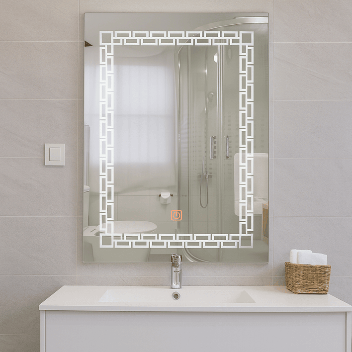 Espejo LED Diseños Joytek Rectangular 80x60 cm 2