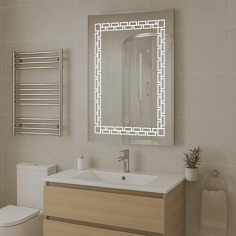 Espejo LED Diseños Joytek Rectangular 80x60 cm 3