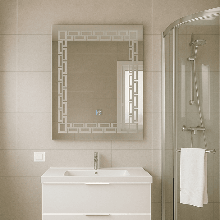 Espejo LED Diseños Joytek Rectangular 80x60 cm 4