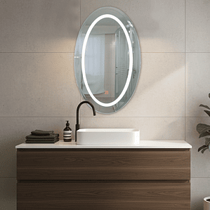 Espejo LED Joytek Ovalado 80x50 cm