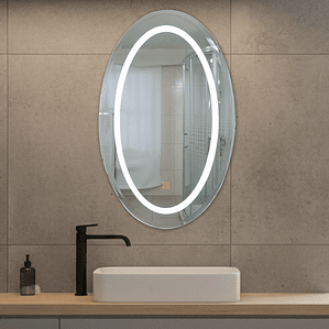 Espejo LED Joytek Ovalado 80x50 cm