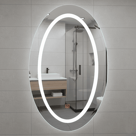 Espejo LED Joytek Ovalado 80x50 cm 5