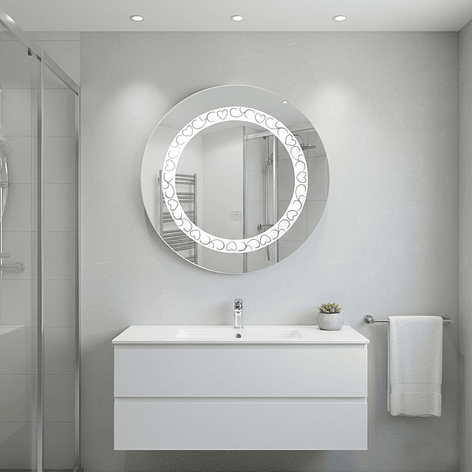 Espejo LED Joytek Redondo de 60 cm de Diámetro 2