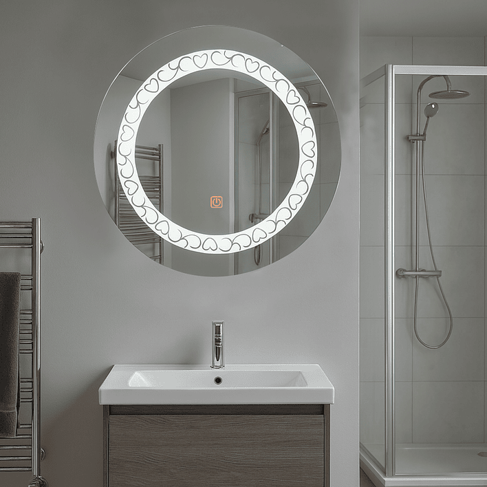 Espejo LED Joytek Redondo de 60 cm de Diámetro 1