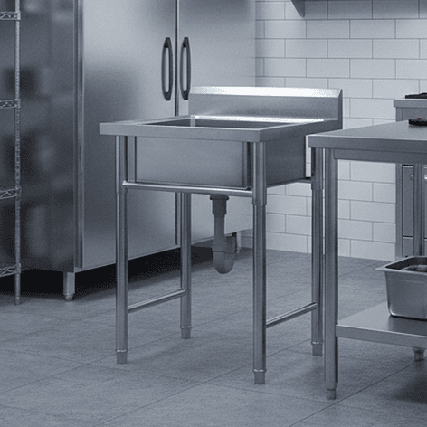 Lavafondo de Acero Inoxidable Joytek 60x60x90 cm 6