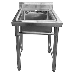 Lavafondo de Acero Inoxidable Joytek 50x50x90 cm