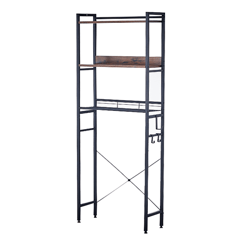 Estante Organizador para Baño sobre WC 162x64x24 cm 2