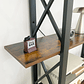Estante de Metal y Madera 5 Niveles 120x28.5x182 cm Nogal Oscuro - Miniatura 9