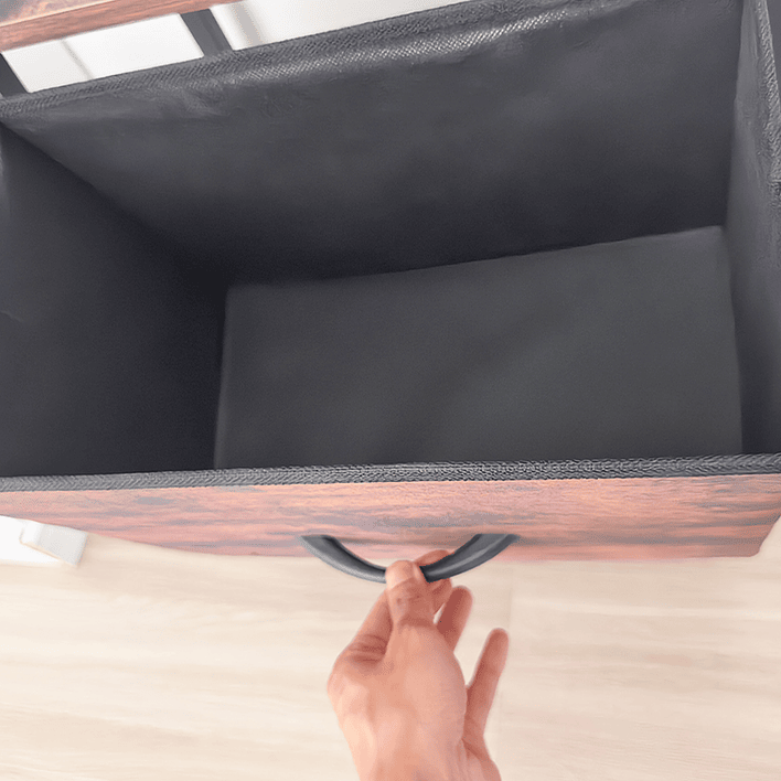 Estante Organizador Decorativo con Repisas y Cajón Inferior 141x42x29 cm 8