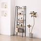 Estante Escalera de Metal con Repisas Roble Claro 60x35x171 cm - Miniatura 3