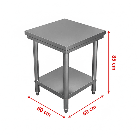 Mesón de Cocina Joytek Acero Inoxidable 60x60x85 cm 8
