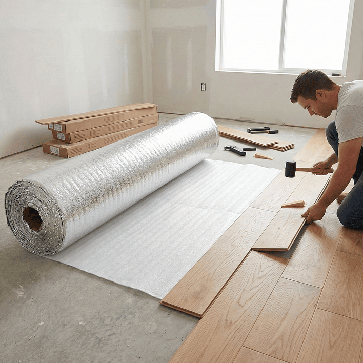 Rollo de Espuma Aislante para Piso Flotante 18.6 m² 5