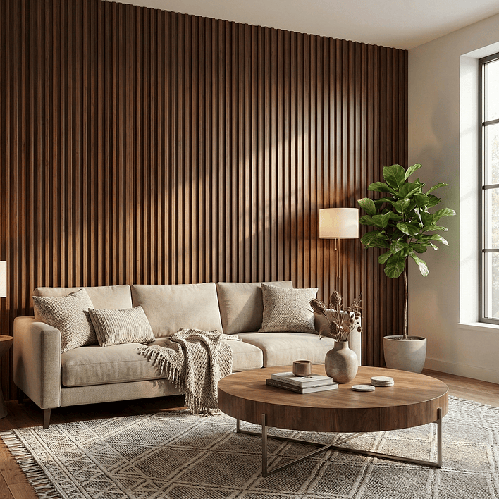 Caja Wall Panel PVC Cedro 240x16 cm 3.84 m² (10 Paneles) 3