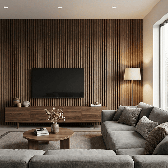 Caja Wall Panel PVC Nogal 240x16 cm 3.84 m² (10 Paneles) 4