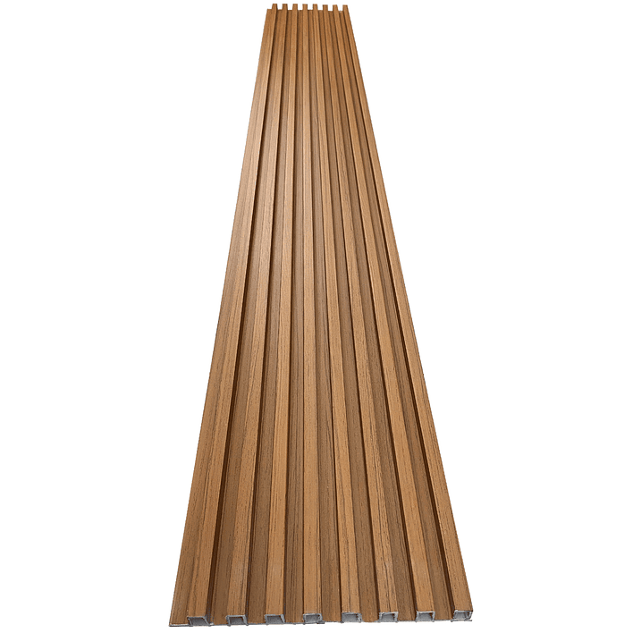 Caja Wall Panel PVC Café Claro 240x16 cm 3.84 m² (10 Paneles) 7
