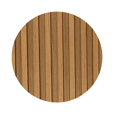 Caja Wall Panel PVC Café Claro 240x16 cm 3.84 m² (10 Paneles) 2