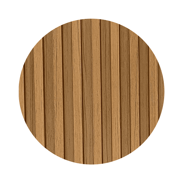 Caja Wall Panel PVC Café Claro 240x16 cm 3.84 m² (10 Paneles) 2