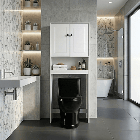 Estante Organizador para WC JOYTEK Blanco 2