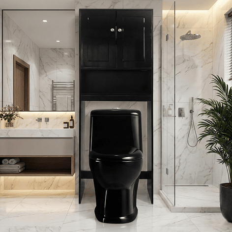 Estante Organizador para WC JOYTEK Negro 1