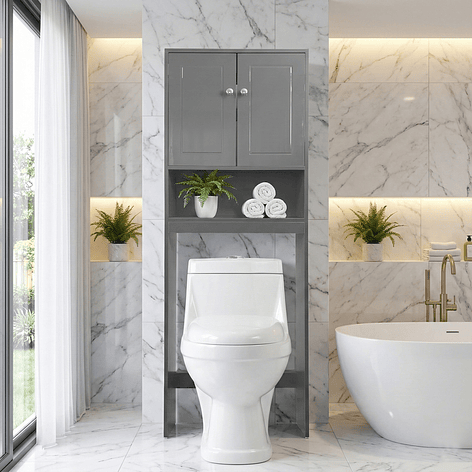 Estante Organizador para WC JOYTEK Gris 1