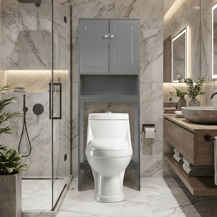 Estante Organizador para WC JOYTEK Gris 3