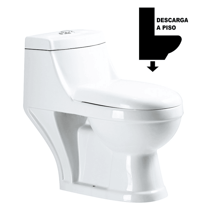 WC One Piece Joytek 2003 Descarga a Piso 25cm 1