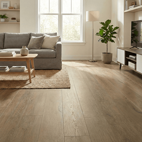 SPC PISO VINILICO 5mm 18x122 cm CARAMELO / 2,20 m2 (1 Caja 10 Uni) 6