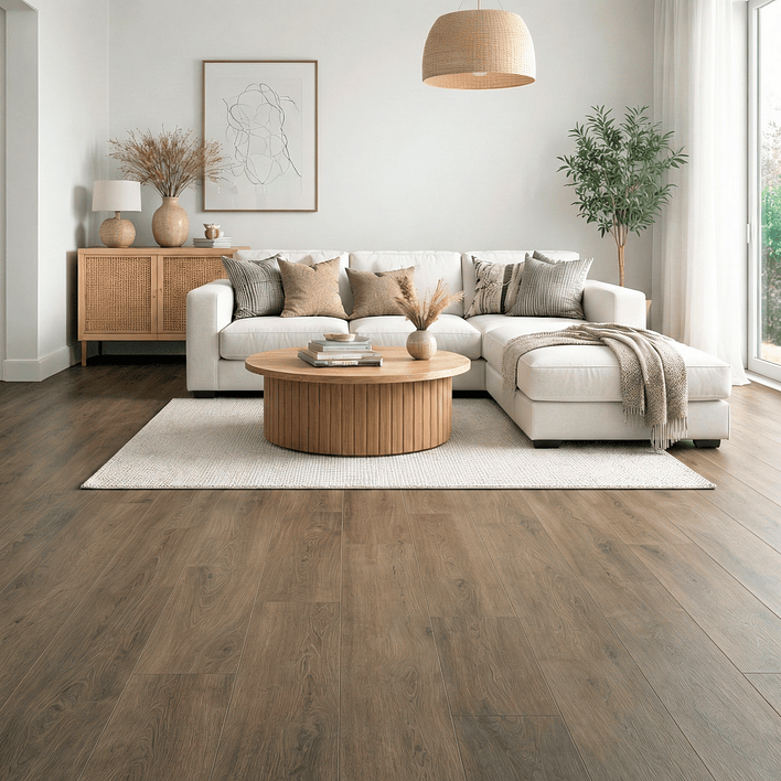 SPC PISO VINILICO 5mm 18x122 cm CARAMELO / 2,20 m2 (1 Caja 10 Uni) 2