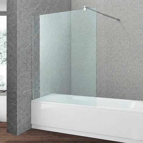 Mampara Fija para Tina Recta 90x140 Transparente 2