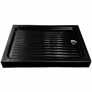 Receptáculo para Ducha Rectangular Joytek Negro 120x80x13 cm