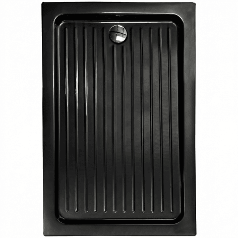 Receptáculo para Ducha Rectangular Joytek Negro 120x80x13 cm 1