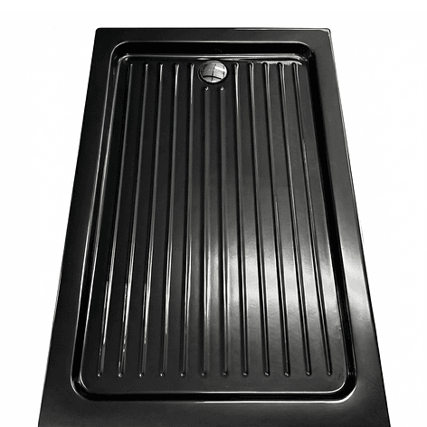 Receptáculo para Ducha Rectangular Joytek Negro 120x80x13 cm 5