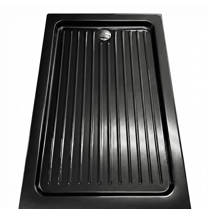 Receptáculo para Ducha Rectangular Joytek Negro 120x80x13 cm 5