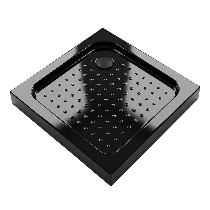Receptáculo para Ducha Cuadrado Joytek Negro 80x80x13 cm 1