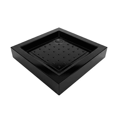 Receptáculo para Ducha Cuadrado Joytek Negro 70x70x14 cm 1
