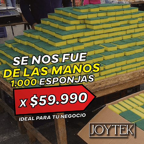 Caja de 1.000 Esponjas Multiuso para Lavar Joytek 1