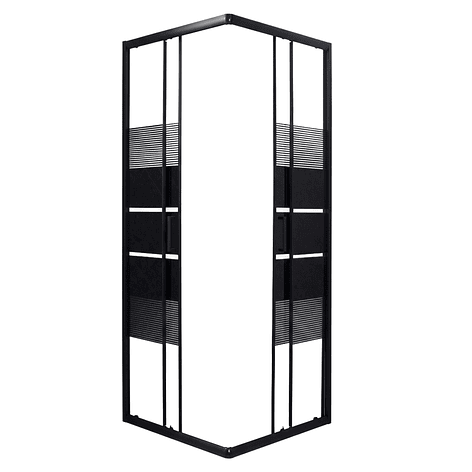Shower Door Joytek Style Recto Negro 70x70x185 cm (Sin Receptáculo) 2