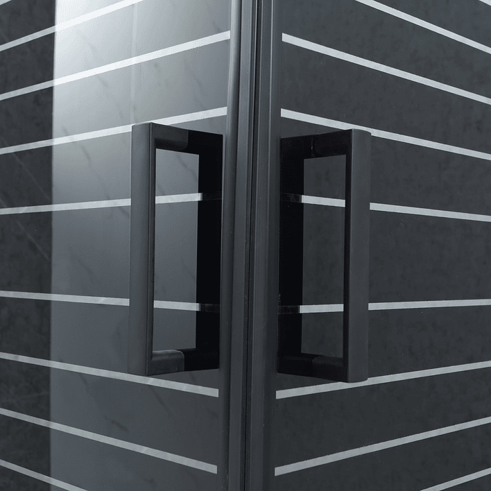 Shower Door Joytek Strava Recto Negro 70x70x185 cm (Sin Receptáculo) 6