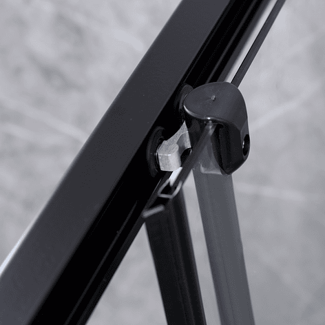 Shower Door Joytek Syle Recto Negro 80x80x185 cm (Sin Receptáculo) 5