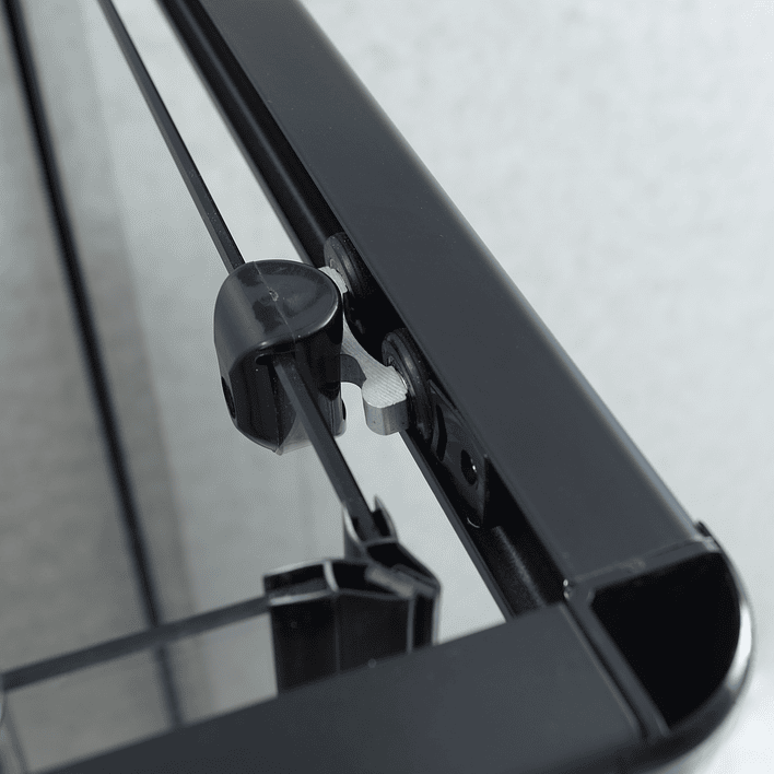 Shower Door Joytek Cuadros Negros Recto 70x70x185 cm (Sin Receptáculo) 4