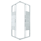 Shower Door Joytek Style Recto Blancro 70x70x185 cm (Sin Receptáculo) - Miniatura 2