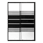 Mampara Ajustable de Ducha Style 120-140 cm Líneas negras (2 Vidrios) - Miniatura 5