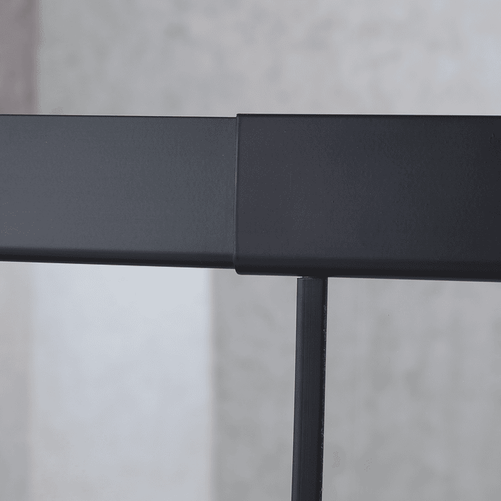 Mampara Ajustable de Ducha Style 140-160 cm Líneas negras (2 Vidrios) 8