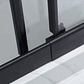 Mampara Ajustable de Ducha Style 140-160 cm Líneas negras (2 Vidrios) - Miniatura 9
